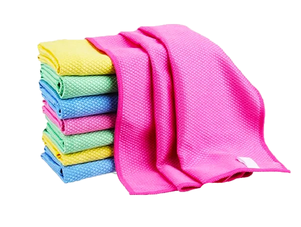 PACKAGED DIAMOND PATTERN GLASS & MIRROR CLOTH 40x40 CM	