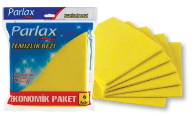 6 YELLOW CLEANING CLOTH